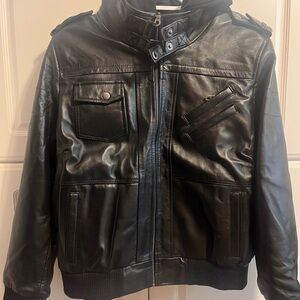 Women's Black Leather Jacket